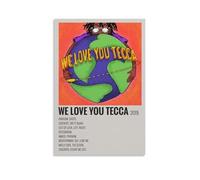 OKFPLM Lil Tecca We Love You TeccaRetro Style Poster Canvas Wall Art Vintage Asian Decor Print for Bedroom & Living Room Decorations12x18inch(30x45cm) Unframe-style