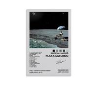 OKFPLM Rauw Alejandro Playa SaturnoRetro Style Poster Canvas Wall Art Vintage Asian Decor Print for Bedroom & Living Room Decorations20x30inch(50x75cm) Unframe-style