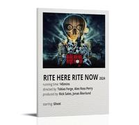 OKFPLM Rite Here Rite NowRetro Style Poster Canvas Wall Art Vintage Asian Decor Print for Bedroom & Living Room Decorations24x36inch(60x90cm) Frame-style-22