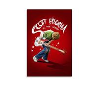 OKFPLM Scott PilgrimRetro Style Poster Canvas Wall Art Vintage Asian Decor Print for Bedroom & Living Room Decorations24x36inch(60x90cm) Unframe-style