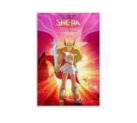 OKFPLM She-Ra And The Princesses of PowerRetro Style Poster Canvas Wall Art Vintage Asian Decor Print for Bedroom & Living Room Decorations12x18inch(30x45cm) Unframe-style