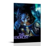 OKFPLM The ExorcistRetro Style Poster Canvas Wall Art Vintage Asian Decor Print for Bedroom & Living Room Decorations20x30inch(50x75cm) Frame-style