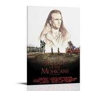 OKFPLM The Last of The MohicansRetro Style Poster Canvas Wall Art Vintage Asian Decor Print for Bedroom & Living Room Decorations24x36inch(60x90cm) Frame-style