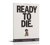 OKFPLM The Notorious B.I.G. Ready to DieRetro Style Poster Canvas Wall Art Vintage Asian Decor Print for Bedroom & Living Room Decorations24x36inch(60x90cm) Frame-style