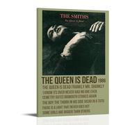 OKFPLM The Queen Is Dead by The SmithsRetro Style Poster Canvas Wall Art Vintage Asian Decor Print for Bedroom & Living Room Decorations08x12inch(20x30cm) Frame-style