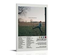 OKFPLM Zach Bryan American HeartbreakRetro Style Poster Canvas Wall Art Vintage Asian Decor Print for Bedroom & Living Room Decorations12x18inch(30x45cm) Frame-style