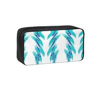 OKFSTY 90's Cup Design Printed School Stationery Pouch Roomy Pencil Organizer Durable Zip Bag Polyester Case for Daily Carry