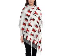 OKFSTY Ballroom Dance Cashmere Scarf Wrap Shawl,Scarf For Women Cashmere Neck Scarf Winter Scarf Fall Classic Warm