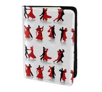 OKFSTY Ballroom Dance Printing Fashion Passport Holder Personalized Printed Cowhide Id Holder Travel Passport Cover 5.5 in