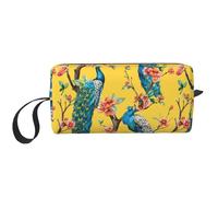 OKFSTY Beautiful Peacock Print Minimalist Carry Bag, Large Capacity Tote. Compact Storage Pouch for Gym, Work, and Weekend Trips