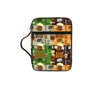OKFSTY Beer Stylish Printed Bible Bag with Smooth Zippers & Multi-Pockets Compact Organizer for Religious Study