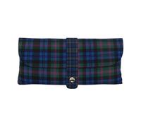 OKFSTY Blue And Green Scottish Tartan Glasses Eyeglass Sunglasses Case Pouch Soft Pu Leather Cute Aesthetic For Unisex Women