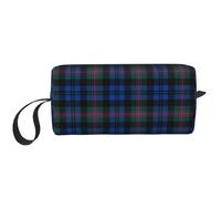 OKFSTY Blue and Green Scottish Tartan Print Minimalist Carry Bag, Large Capacity Tote. Compact Storage Pouch for Gym, Work, and Weekend Trips
