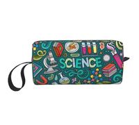OKFSTY Cartoon Science Theme Print Minimalist Carry Bag, Large Capacity Tote. Compact Storage Pouch for Gym, Work, and Weekend Trips