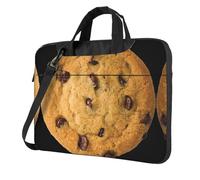 OKFSTY Chocolate Cookie Print Soft Fabric Laptop Bag Oxford Cloth Shoulder Tote Comfortable Padded Case For Everyday Use