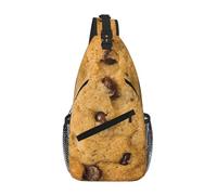 OKFSTY Chocolate Cookie Printing Cross Chest Bag Diagonally Cute Prints Suitable For Men Outdoor Hiking Daily Travel Long Trips
