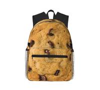 OKFSTY Chocolate Cookie School Travel Backpack,Personal Item Bag Carry On Backpacks,Large Casual Daypack For Students