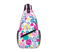 OKFSTY Cute Nurse Printing Cross Chest Bag Diagonally Cute Prints Suitable For Men Outdoor Hiking Daily Travel Long Trips