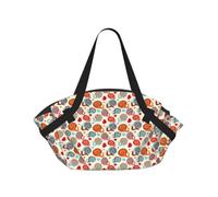OKFSTY Cute Snail 2-in-1 Foldable Camping Tote Bag, 37'' Stylish Printed Beach Blanket for Outdoor Picnic Travel