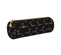 OKFSTY Dachshund Weiner Pet Dogs Pencil Case Holder,School Stationery Supplies Pen Organiser Cute Pencils Bag for Students