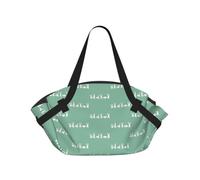 OKFSTY Easter Bunny 2-in-1 Foldable Camping Tote Bag, 37'' Stylish Printed Beach Blanket for Outdoor Picnic Travel