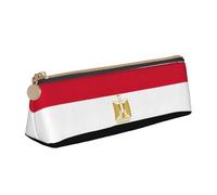 OKFSTY Egyptian Flag School Pencil Case,Aesthetic with Triangular Design Pen Pouch for Kids for Brushes,Pencils