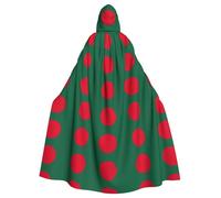 OKFSTY Flag Of Bangladesh Printing Adult Halloween Large Hooded Cloak 57.8 Inches Length, Suitable For Masquerade Costumes, Comic Con