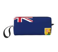 OKFSTY Flag of the Turks and Caicos Islands Print Minimalist Carry Bag, Large Capacity Tote. Compact Storage Pouch for Gym, Work, and Weekend Trips