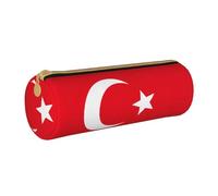 OKFSTY Flag of Turkey Pencil Case Holder,School Stationery Supplies Pen Organiser Cute Pencils Bag for Students