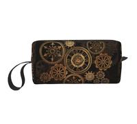 OKFSTY Gears Clock Bronze Century Print Minimalist Carry Bag, Large Capacity Tote. Compact Storage Pouch for Gym, Work, and Weekend Trips
