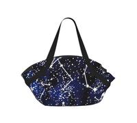 OKFSTY Glow in The Dark 2-in-1 Foldable Camping Tote Bag, 37'' Stylish Printed Beach Blanket for Outdoor Picnic Travel