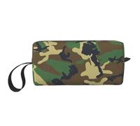 OKFSTY Green Military Camo Print Minimalist Carry Bag, Large Capacity Tote. Compact Storage Pouch for Gym, Work, and Weekend Trips