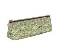 OKFSTY Guinea Pig School Pencil Case,Aesthetic with Triangular Design Pen Pouch for Kids for Brushes,Pencils