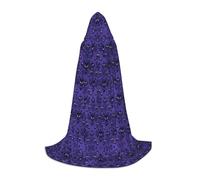 OKFSTY Haunted Mansion Teen Hooded Cape For Halloween Party Witch Vampire Wizard Masquerade Ball Costume Cosplay Gear