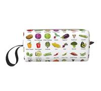 OKFSTY Introduction of various vegetables Print Minimalist Carry Bag, Large Capacity Tote. Compact Storage Pouch for Gym, Work, and Weekend Trips
