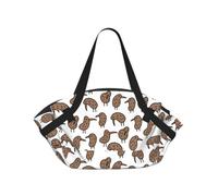 OKFSTY Kiwi Birds Cute 2-in-1 Foldable Camping Tote Bag, 37'' Stylish Printed Beach Blanket for Outdoor Picnic Travel