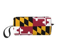 OKFSTY Maryland State Flag Print Minimalist Carry Bag, Large Capacity Tote. Compact Storage Pouch for Gym, Work, and Weekend Trips