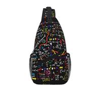 OKFSTY Math Formula Printing Cross Chest Bag Diagonally Cute Prints Suitable For Men Outdoor Hiking Daily Travel Long Trips