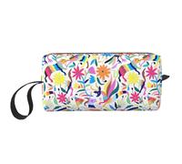 OKFSTY Mexican Otomi Animals Print Minimalist Carry Bag, Large Capacity Tote. Compact Storage Pouch for Gym, Work, and Weekend Trips