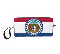 OKFSTY Missouri State Flag Print Minimalist Carry Bag, Large Capacity Tote. Compact Storage Pouch for Gym, Work, and Weekend Trips