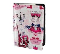 OKFSTY Paris Eiffel Tower France Printing Fashion Passport Holder Personalized Printed Cowhide Id Holder Travel Passport Cover 5.5 in