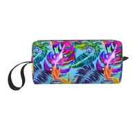 OKFSTY Pink flower tropical plant Print Minimalist Carry Bag, Large Capacity Tote. Compact Storage Pouch for Gym, Work, and Weekend Trips