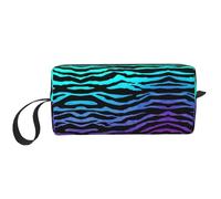 OKFSTY Purple Blue Green Camouflage Zebra Stripes Print Minimalist Carry Bag, Large Capacity Tote. Compact Storage Pouch for Gym, Work, and Weekend Trips