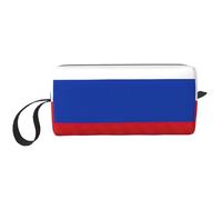 OKFSTY Russian Flag Print Minimalist Carry Bag, Large Capacity Tote. Compact Storage Pouch for Gym, Work, and Weekend Trips