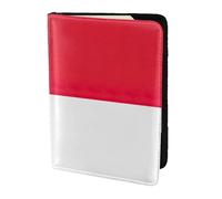 OKFSTY Singapore Flag Printing Fashion Passport Holder Personalized Printed Cowhide Id Holder Travel Passport Cover 5.5 in