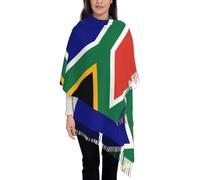 OKFSTY South African Flag Cashmere Scarf Wrap Shawl,Scarf For Women Cashmere Neck Scarf Winter Scarf Fall Classic Warm
