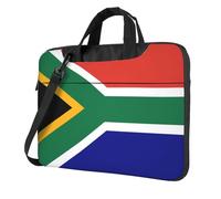 OKFSTY South African Flag Print Soft Fabric Laptop Bag Oxford Cloth Shoulder Tote Comfortable Padded Case For Everyday Use