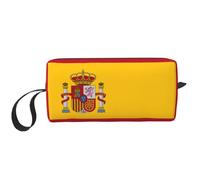 OKFSTY Spanish flag Print Minimalist Carry Bag, Large Capacity Tote. Compact Storage Pouch for Gym, Work, and Weekend Trips