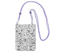 OKFSTY Stylish Crowd Of Penguins Pattern Printing Ultralight Crossbody Phone Purse,Smartphone Travel Pouch Shoulder Bag Suitable For Most Phone