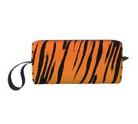 OKFSTY Tiger Stripe Print Minimalist Carry Bag, Large Capacity Tote. Compact Storage Pouch for Gym, Work, and Weekend Trips
